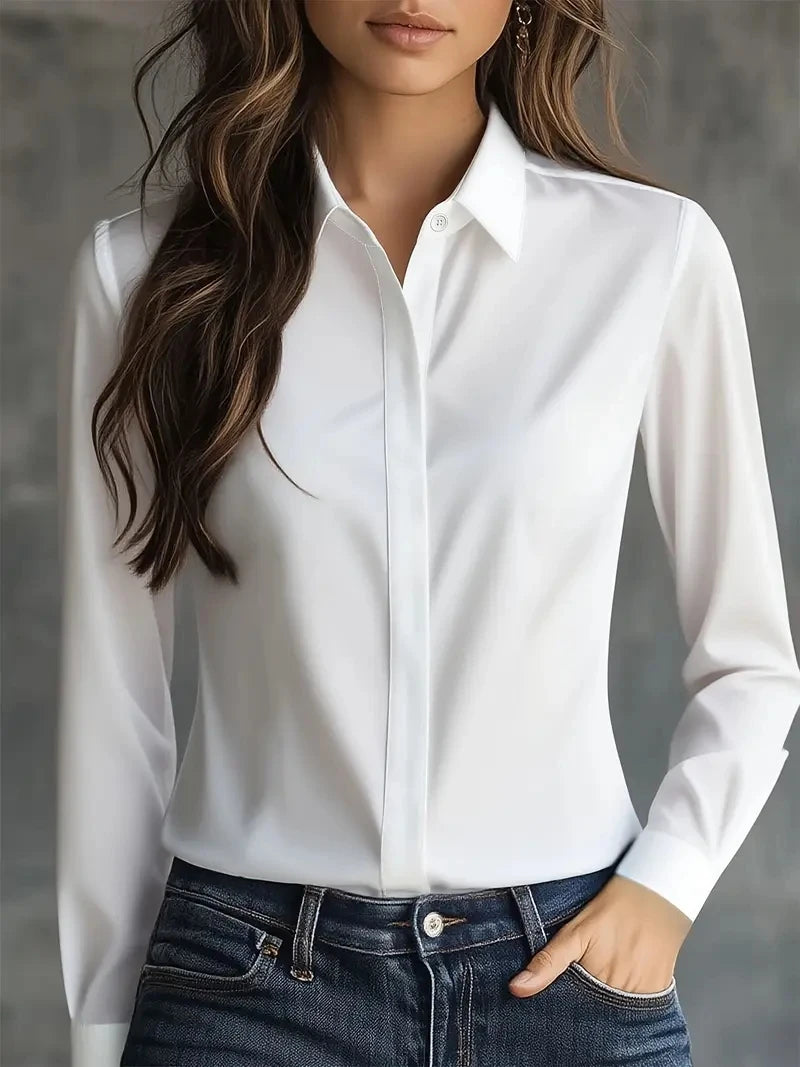 Versatile Satin Shirt
